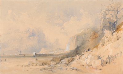 Postacie na Cliff Path w pobliżu Dover autorstwa James Baker Pyne