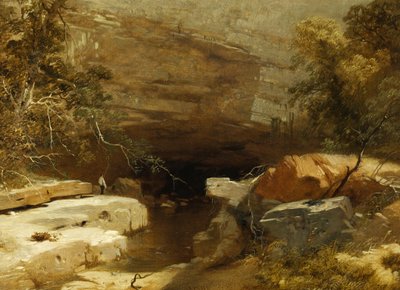 Krajobraz, Jaskinia Porth-yr, Dolina Neath autorstwa James Baker Pyne