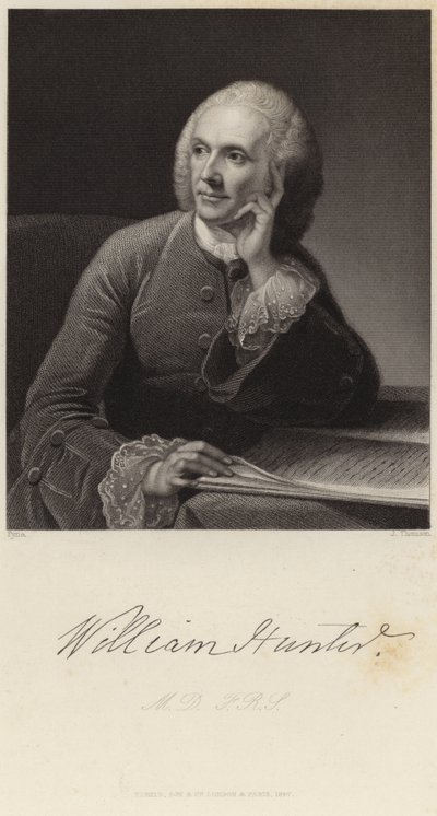 Portret Williama Huntera autorstwa James Baker Pyne