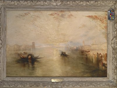 San Benedetto patrząc w kierunku Fusiny (po Turnerze) (olej na płótnie) autorstwa James Baker Pyne