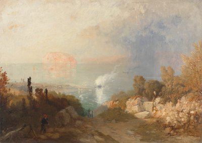 Wejście do Cieśniny Menai autorstwa James Baker Pyne
