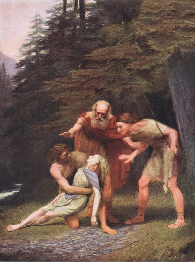 Arviragus i Imogen autorstwa James Barnes