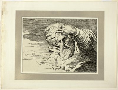 Patriarcha Wschodni, z pierwszego numeru Specimens of Polyautograph autorstwa James Barry