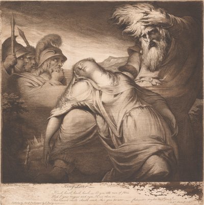 Król Lear i Kordelia autorstwa James Barry