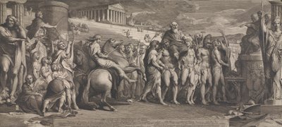 Zwycięzcy Diagoridesa w Olimpii (projekt ścian Wielkiej Sali Towarzystwa Zachęty Sztuk Pięknych) autorstwa James Barry