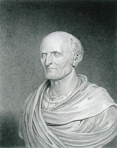 Nathaniel Bowditch (1773-1838), ryty J. Grossa według rysunku popiersia Longacre przez Johna Frazee (1790-1852) (ryta) autorstwa James Barton (after) Longacre