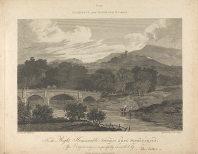 Clitheros z mostu Eadsford autorstwa James Basire