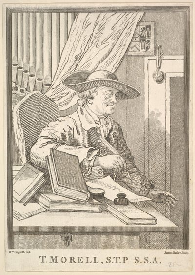 Thomas Morell, S.T.P.-S.S.A., luty 1762 r. autorstwa James Basire I