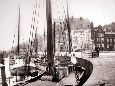 Łodzie kanałowe, Rotterdam, 1898 r. autorstwa James Batkin