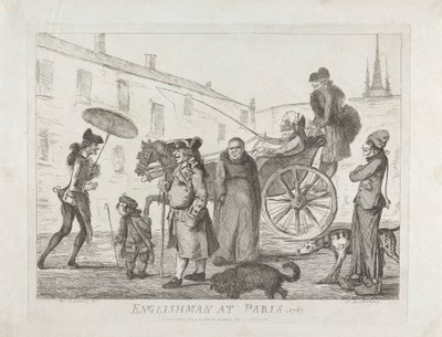 Anglik w Paryżu, 1767 autorstwa James Bretherton