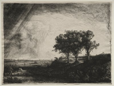 Trzy drzewa, c. 1770-1844. autorstwa James Bretherton