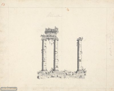 Jońska Świątynia Ptolmeta autorstwa James Bruce