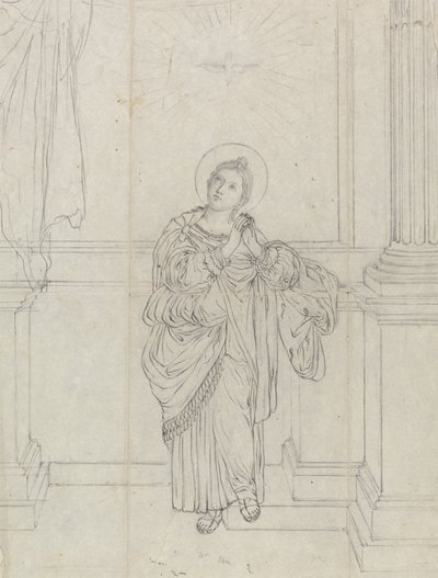 St Agnes (depois de Domenichino)polonês autorstwa James Bruce