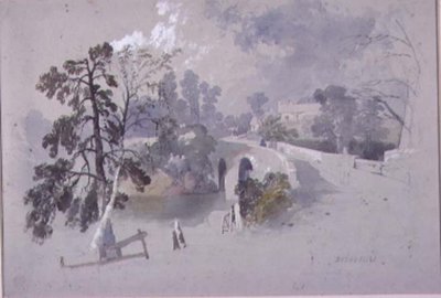 Canonbie, Dumfriesshire (toaleta na papierze) autorstwa James Burrell Smith