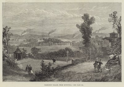 Pałac Hamiltona, z Bothwell autorstwa James Burrell Smith