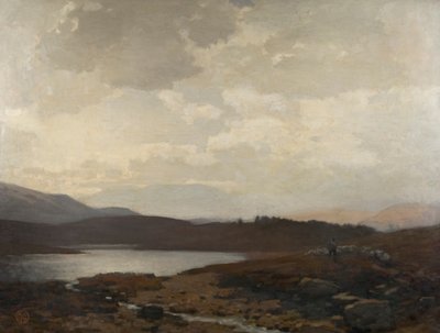 Dinnet Moor (olej na płótnie) autorstwa James Cadenhead