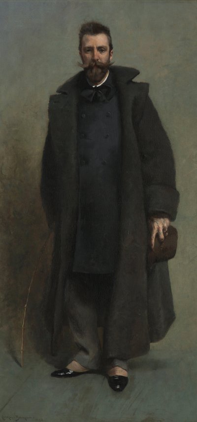 Portret Williama Merritta Chase autorstwa James Carroll Beckwith