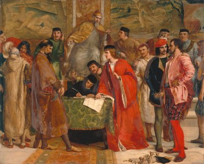 Klęska Shylocka autorstwa James Clarke Hook