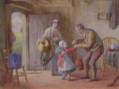 Grosz dla siebie, ok. 1870 r. (akwarela) autorstwa James Clarke Waite