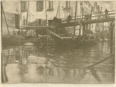 Czarny kanał autorstwa James Craig Annan