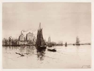 Scena portowa, 1884. autorstwa James Craig Nicoll