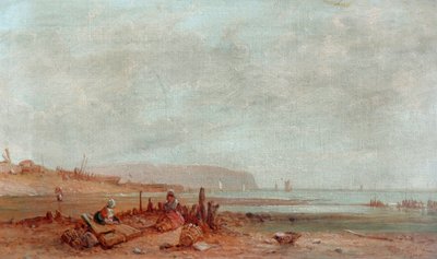 Na francuskim wybrzeżu, 1880 autorstwa James Cullett