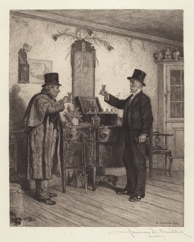 Kieliszek z giermkiem autorstwa James David Smillie
