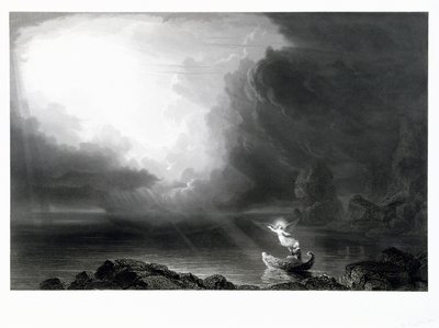 Podróż życia — starość, c. 1855 (grawerowanie) autorstwa James David Smillie