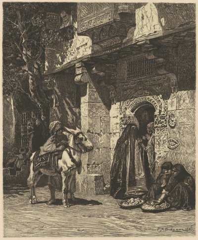 Wizyta Pani Kairu autorstwa James David Smillie, after Frederic Arthur Bridgman