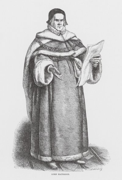 Lord Hategood (grawerunek) autorstwa James Dawson Watson