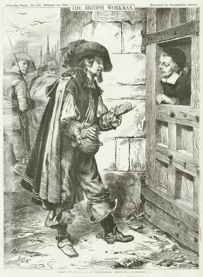 Parley the Porter i Pan Flatterwell (grafika) autorstwa James Dawson Watson