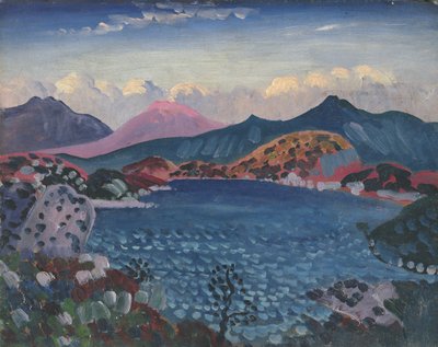 Jezioro Bala, ok. 1911 r. (olej na desce) autorstwa James Dickson Innes
