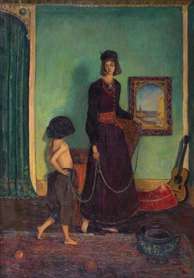 Łańcuch koralikowy autorstwa James Dickson Innes