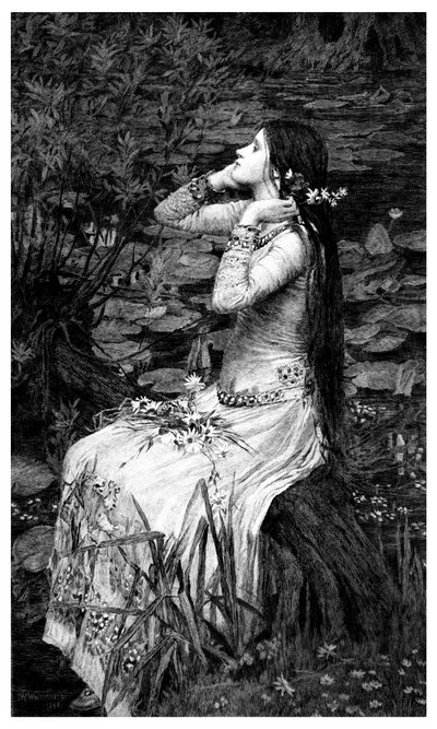 Ofelia, 1895. autorstwa James Dobie