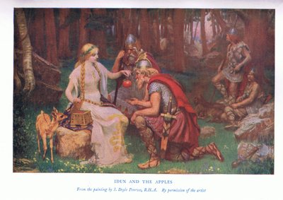 Idun i jabłka, lata 20. autorstwa James Doyle Penrose