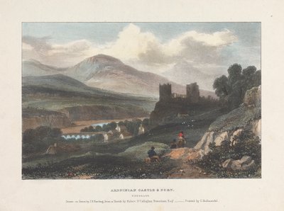 Zamek Ardfinów i fort Tipperary autorstwa James Duffield Harding