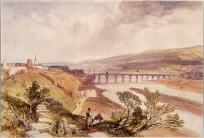 Berwick upon Tweed (wc na papierze tkanym) autorstwa James Duffield Harding