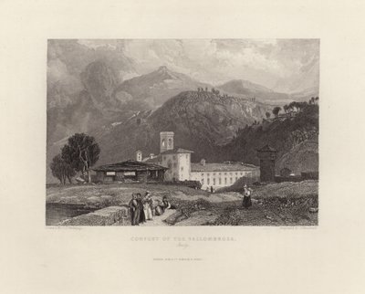 Klasztor Vallombrosa autorstwa James Duffield Harding