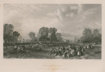 Hyde Park w 1851 r. autorstwa James Duffield Harding