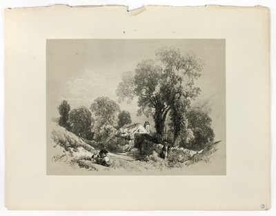 W pobliżu Betws y Coed, IN. Walia, z Picturesque Selections autorstwa James Duffield Harding