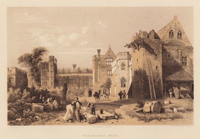 Penshurst, Kent (akwatinta) autorstwa James Duffield Harding