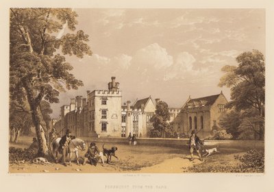 Penshurst z parku (akwatinta) autorstwa James Duffield Harding