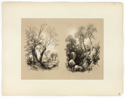 South Brent, z Picturesque Selections autorstwa James Duffield Harding