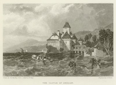 Zamek Chillon autorstwa James Duffield Harding
