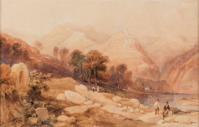 Drachenfels nad Renem autorstwa James Duffield Harding