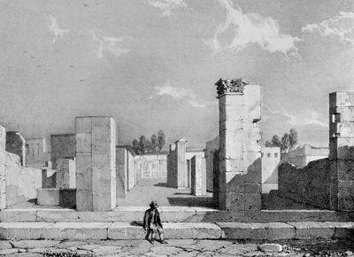 Dom Kajusza Salustiusza, 1828 autorstwa James Duffield Harding