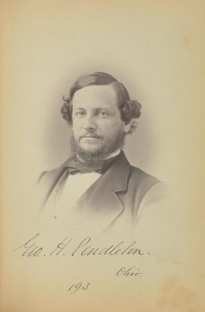 George H. Pendleton autorstwa James Earle McClees
