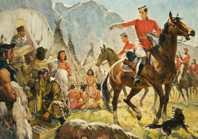 Górale () i Indianie autorstwa James Edwin McConnell