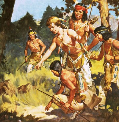 Czerwonoskóry o bladej twarzy autorstwa James Edwin McConnell