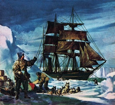 Terra Nova na Antarktydzie autorstwa James Edwin McConnell